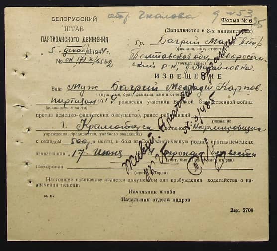 Багрий Мефодий Карпович Документ 1