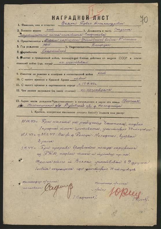 Веялко Павел Александрович Документ 1