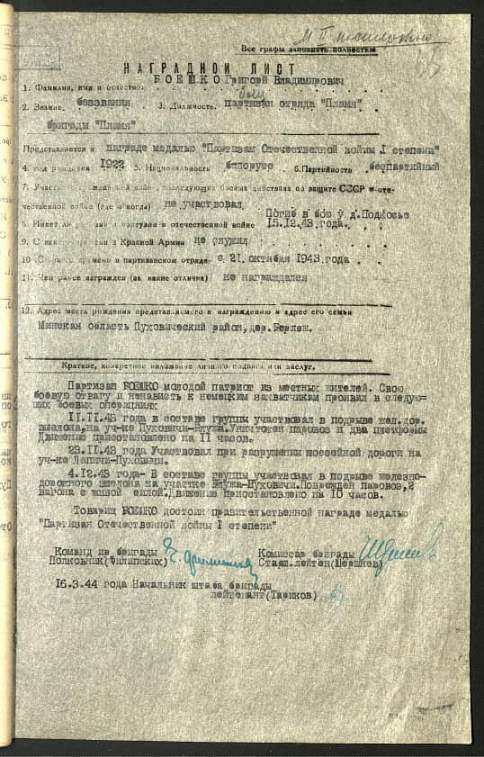 Боешко Григорий Владимирович Документ 1