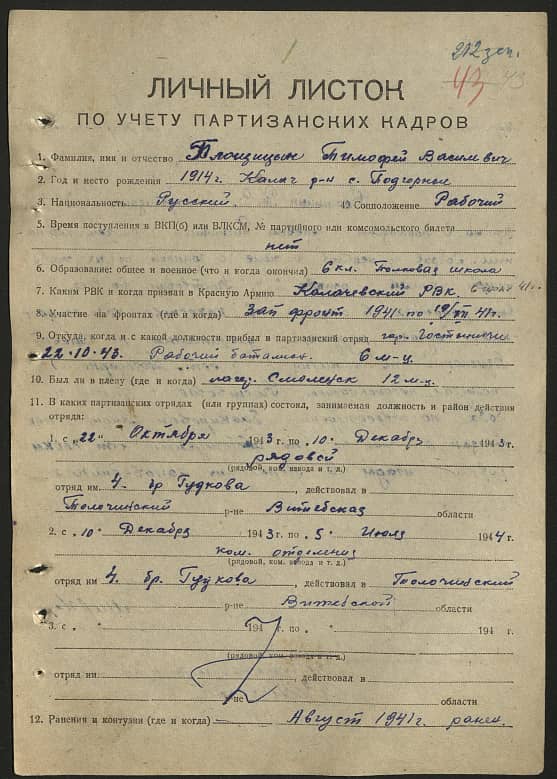 Блощицын Тимофей Николаевич Документ 1