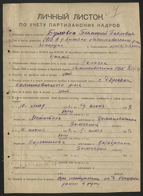 Булавка Тимофей Павлович Документ 1