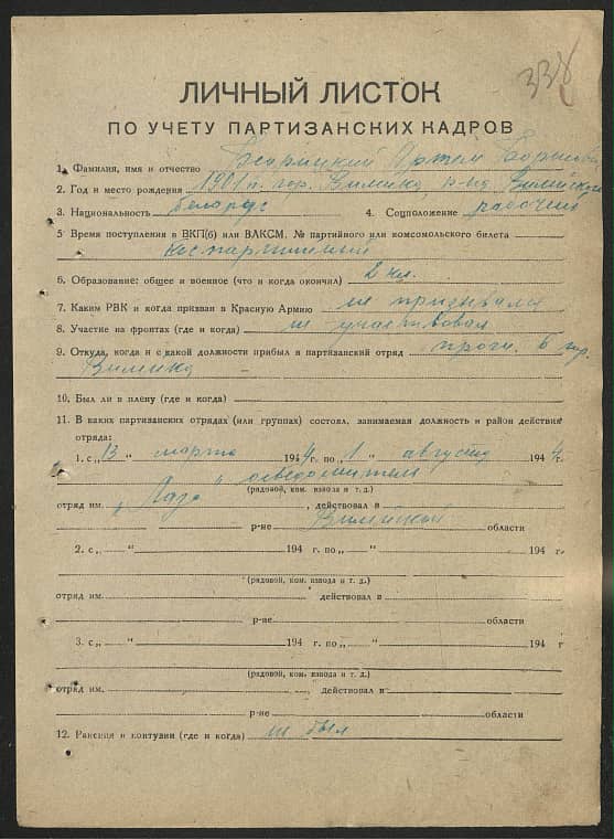 Бедрицкий Артем Борисович Документ 1