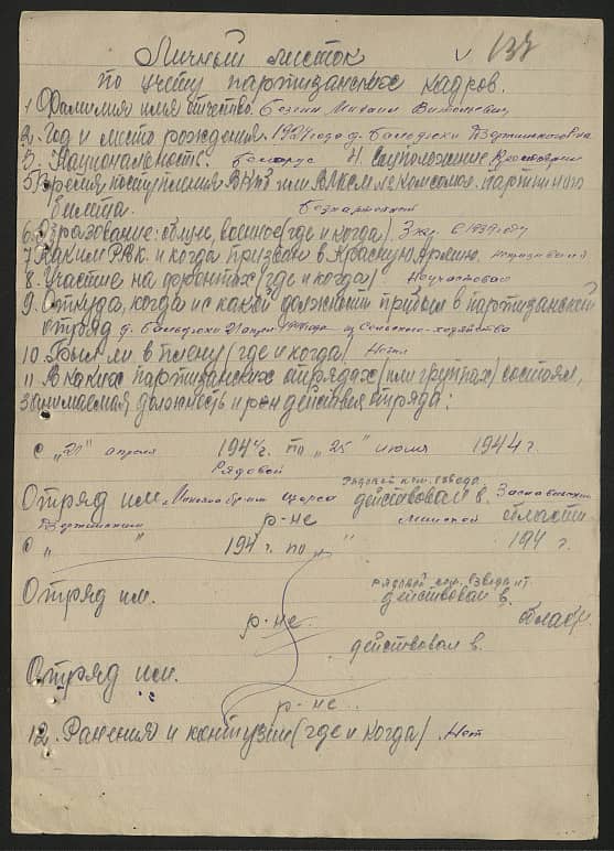 Безгин Михаил Витальевич Документ 1