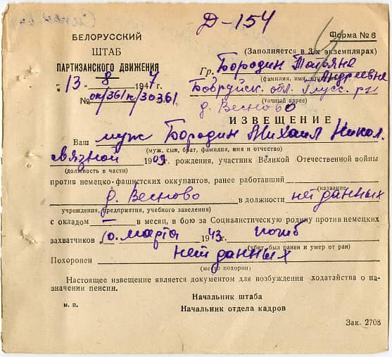 Бородин Михаил Николаевич Документ 1