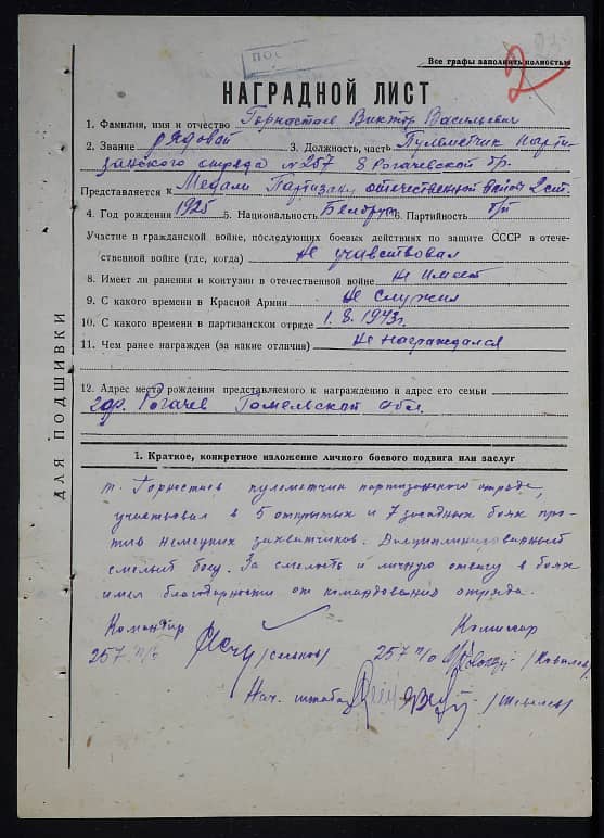 Горнастаев Виктор Васильевич Документ 1