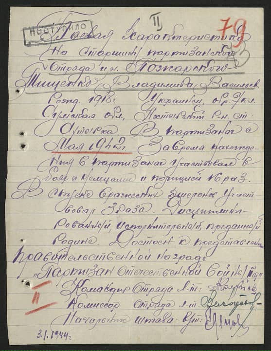 Тищенко Владимир Васильевич Документ 1