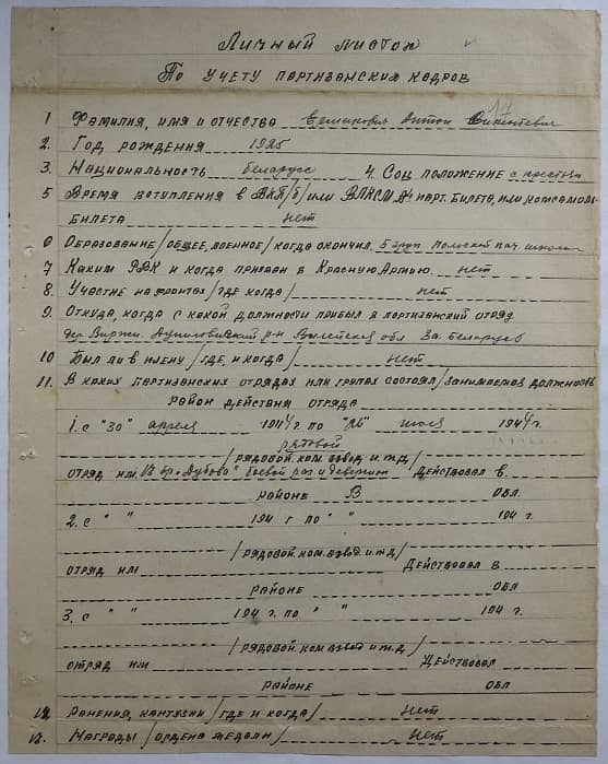 Ермакович Антон Викентьевич Документ 1