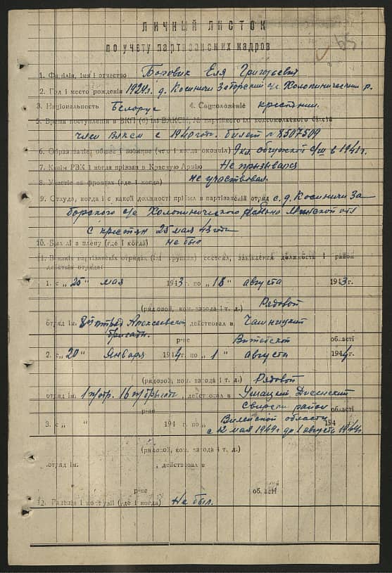 Боровик Еля Григорьевич Документ 1