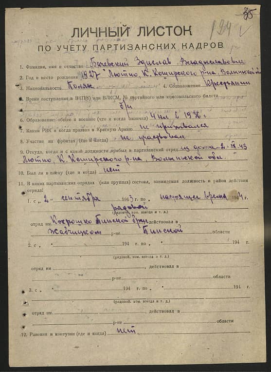 Бачевский Здислав Владиславович Документ 1