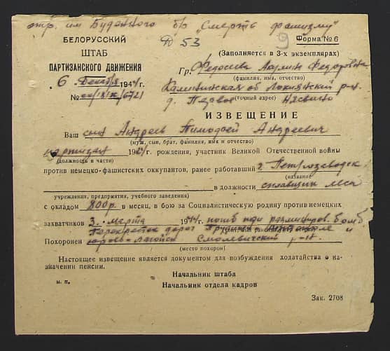 Андреев Тимофей Андреевич Документ 1