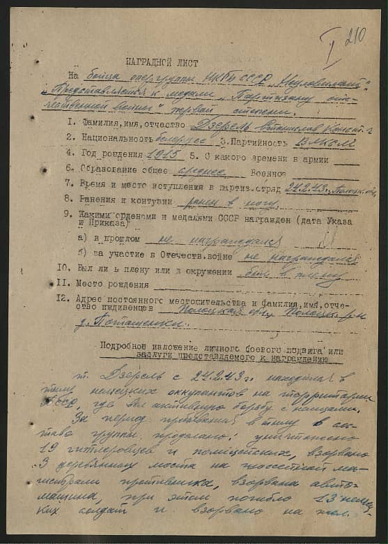 Дзерель Станислав Константинович Документ 1