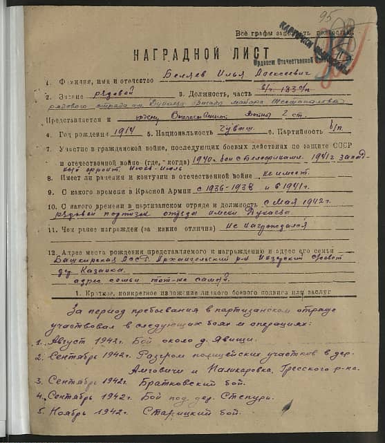 Беляев Илья Алексеевич Документ 1