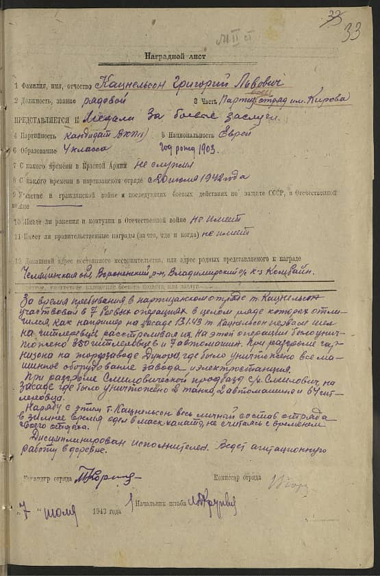 Кацнельсон Григорий Львович Документ 1