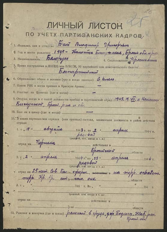 Бай Владимир Григорьевич Документ 1