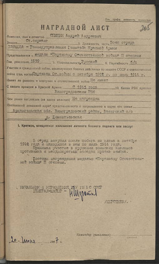 Спицин Андрей Андреевич Документ 1