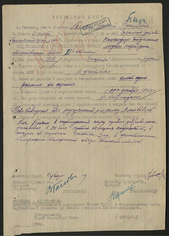 Блохин Алексей Васильевич Документ 1