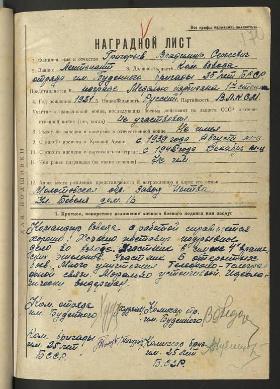 Григорьев Владимир Сергеевич Документ 1