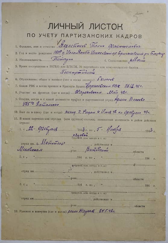 Афлетонов Талин Фатхэдимович Документ 1