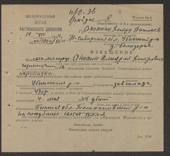 Анохин Дмитрий Петрович Документ 1