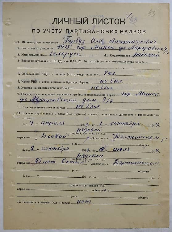 Гарбуз Илья Александрович Документ 1