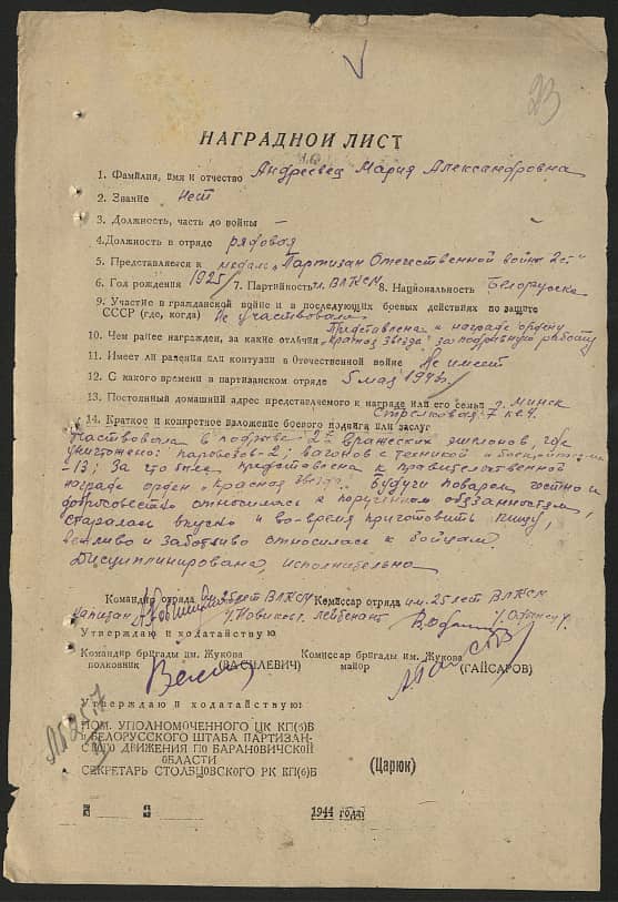 Андреевец Мария Александровна Документ 1