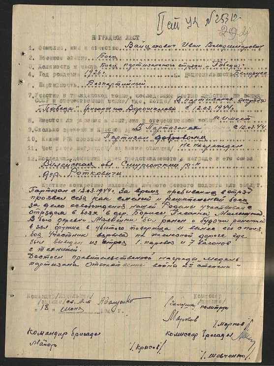 Вайцехович Иван Владимирович Документ 1