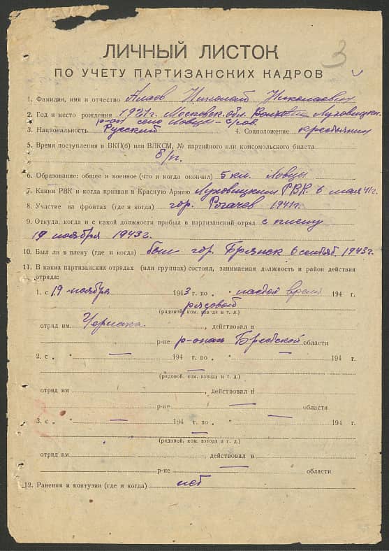 Алаев Николай Николаевич Документ 1