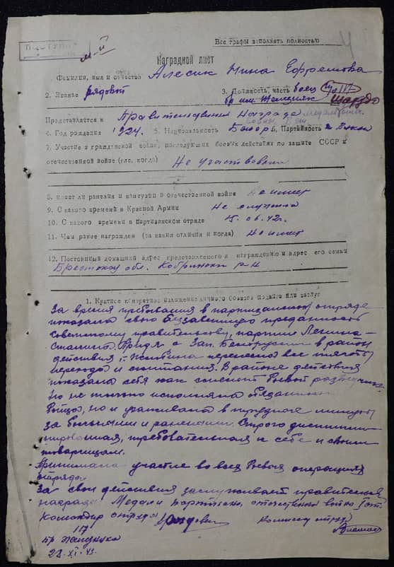 Алесик Нина Ефремовна Документ 1