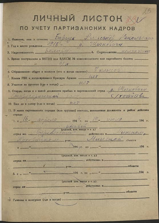 Барсук Александр Николаевич Документ 1