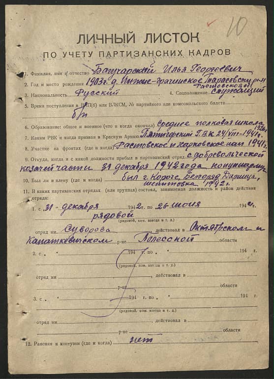 Багучарский Илья Георгиевич Документ 1