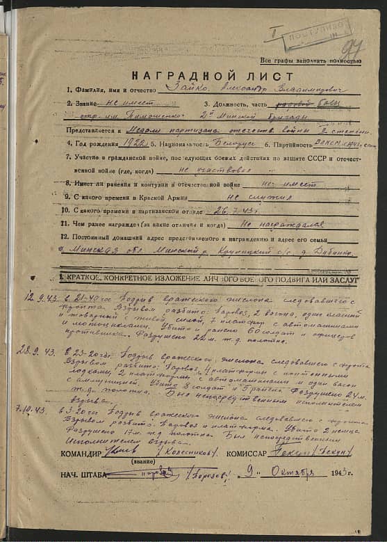 Зайко Александр Владимирович Документ 1