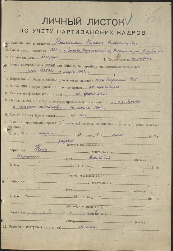 Валейтенок Михаил Владимирович Документ 1