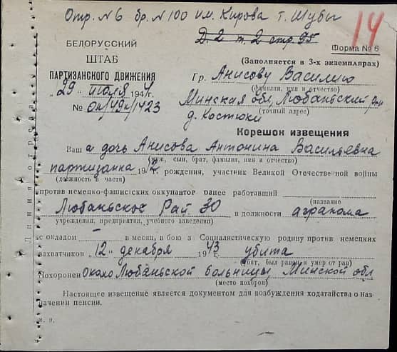 Анисова Антонина Васильевна Документ 1