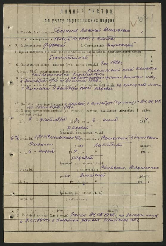Бозанов Василий Николаевич Документ 1