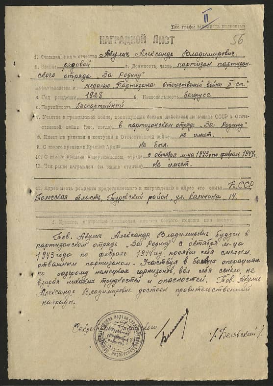 Акулич Александр Владимирович Документ 1