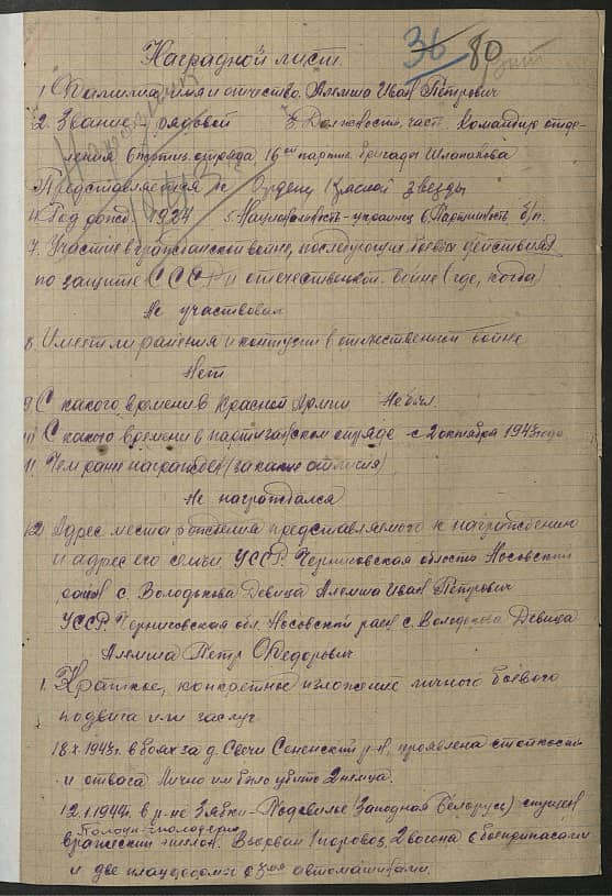 Алемша Иван Петрович Документ 1