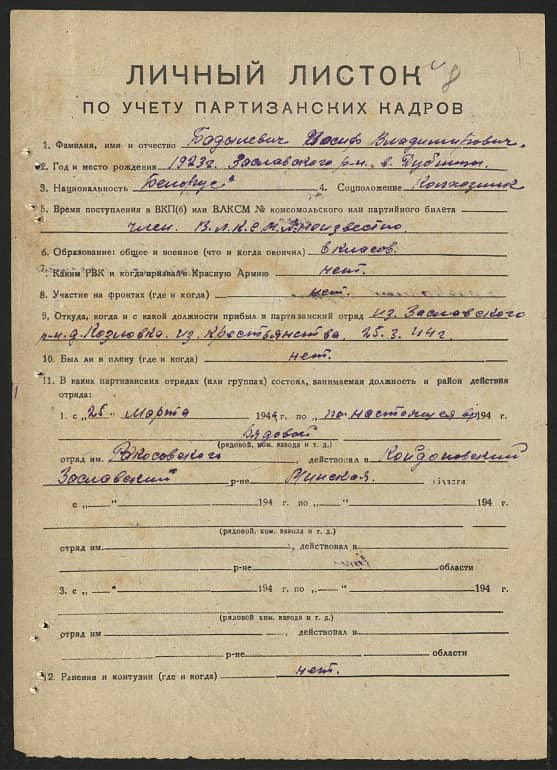 Бадылевич Иосиф Владимирович Документ 1