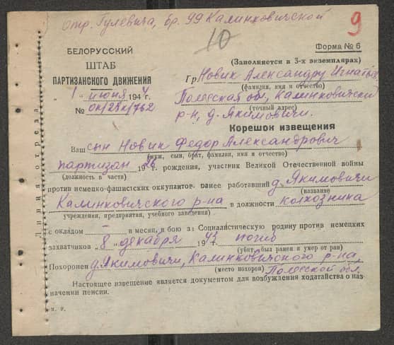 Новик Федор Александрович Документ 1