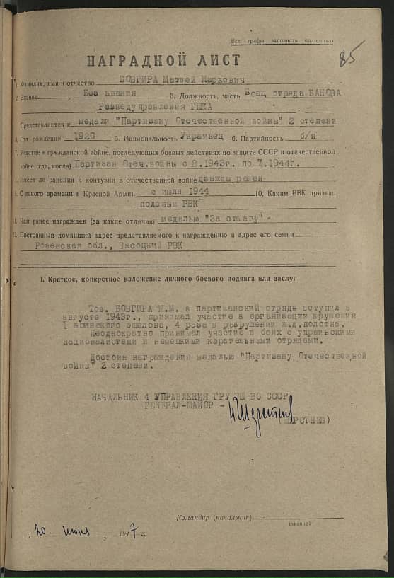 Бовгира Матвей Маркович Документ 1