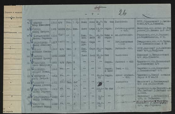 Беринцев Яков Федорович Документ 1