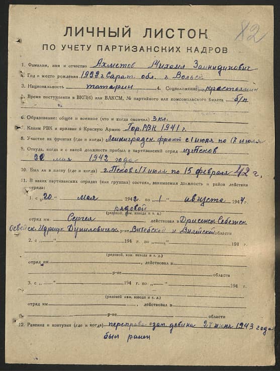 Ахметов Михаил Заинидинович Документ 1