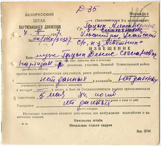 Герцик Денис Степанович Документ 1