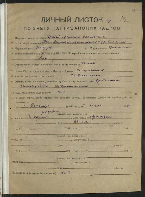 Арабей Максим Васильевич Документ 1