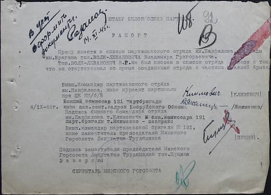 Волк-Леванович Владимир Григорьевич Документ 1