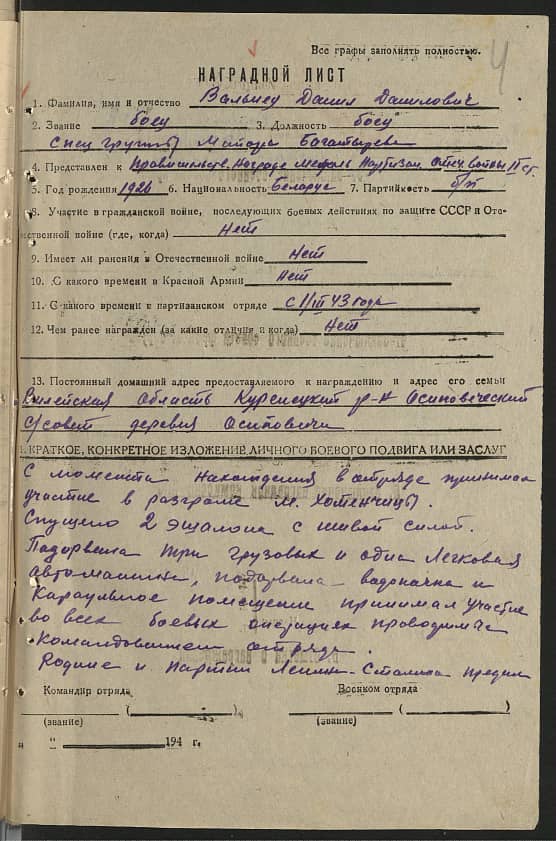 Вальнец Данил Данилович Документ 1