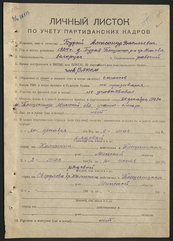 Бурый Александр Васильевич Документ 1