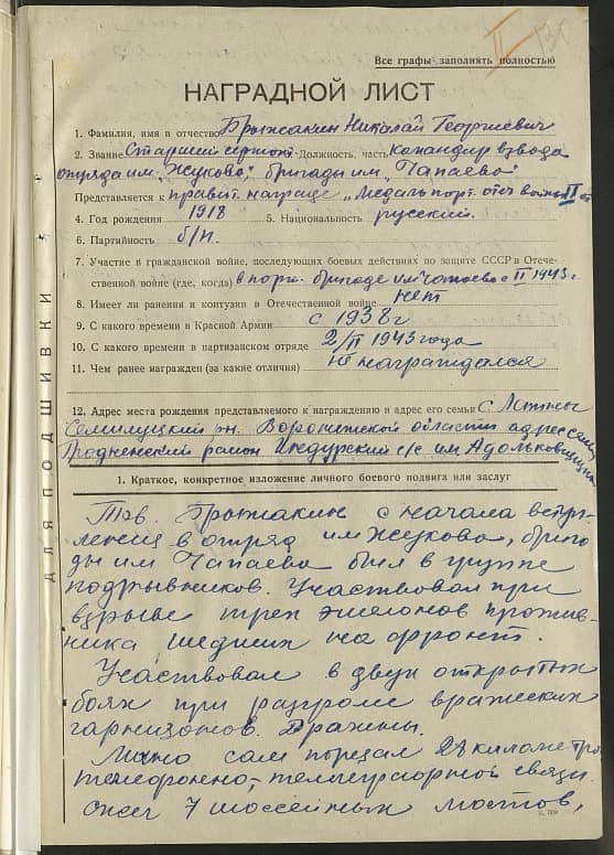 Брыжакин Николай Георгиевич Документ 1