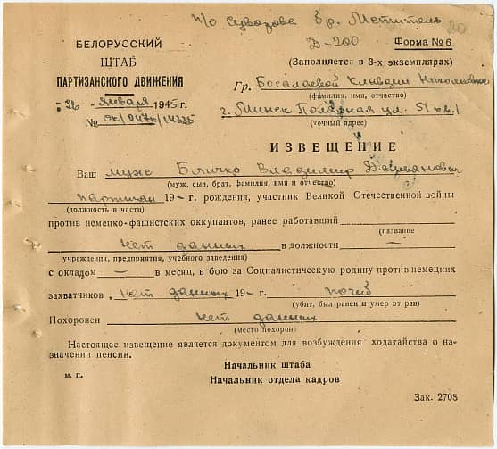 Бличко Владимир Демьянович Документ 1