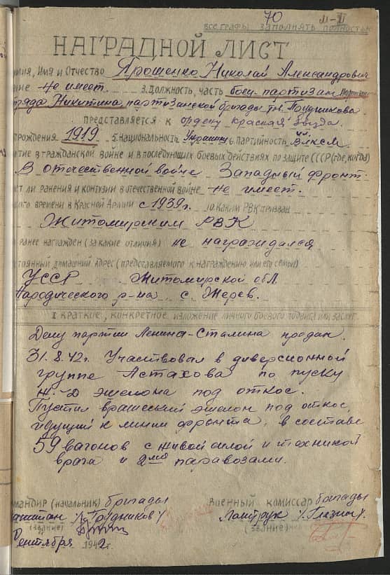 Ярошенко Николай Александрович Документ 1