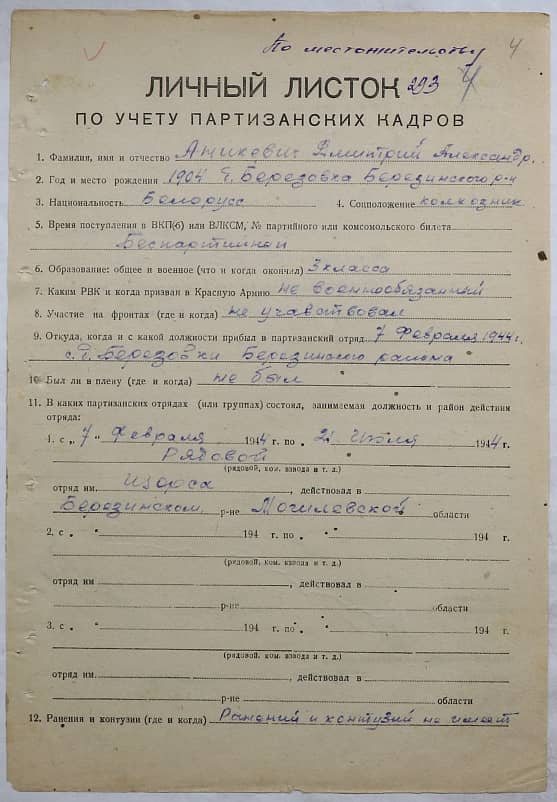 Аникевич Дмитрий Александрович Документ 1